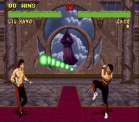 une photo d'Ã©cran de Mortal Kombat 2 sur Nintendo Super Nes